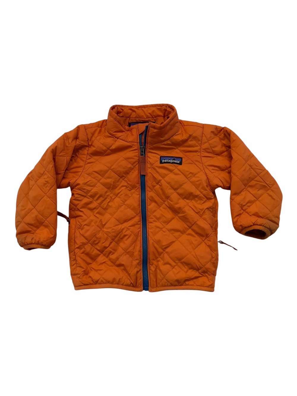 Patagonia Nano Puff Quilted Puffer Jacket Orange Full Zip Infant/Toddler 12-18mo